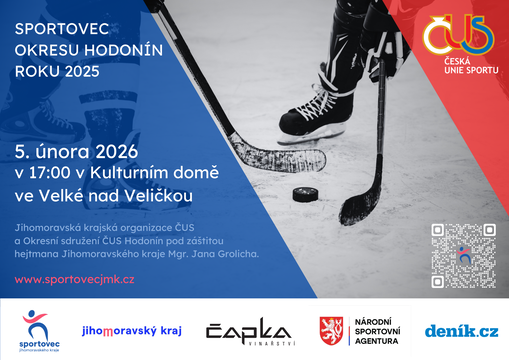Slavnostní vyhlášení ankety Sportovec roku 2025 okresu Hodonín Slavnostní vyhlášení ankety Sportovec roku 2025 okresu Hodonín