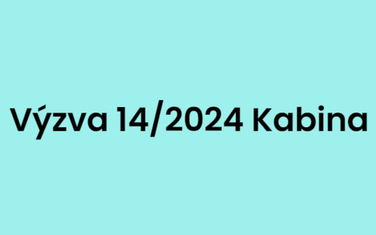 Investiční výzva Kabina 2024